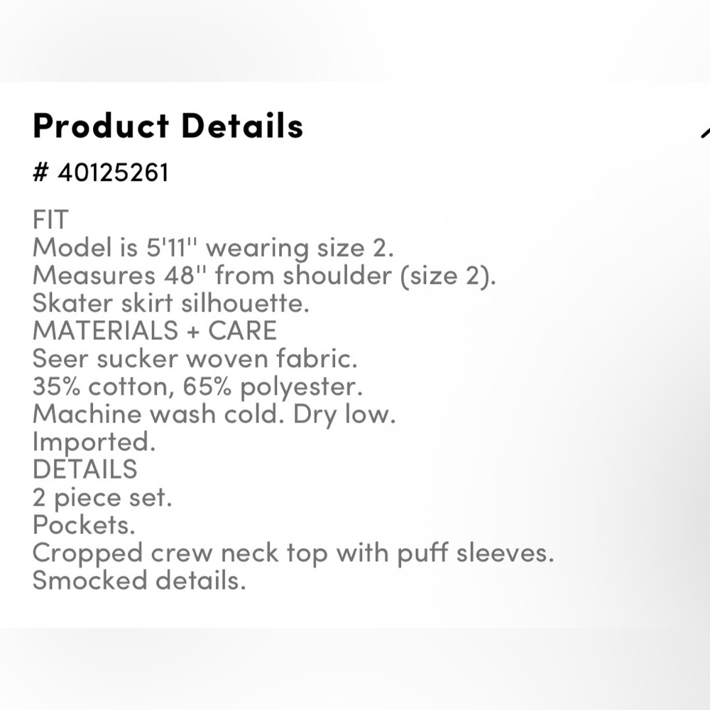Torrid Mountain Spring Blue Midi Seersucker Smocked Crop Top & Skirt Set, NEW! - Picture 10 of 12